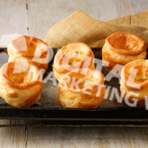 Dish featuring Yorkshire pudding and sausages Crossword Sign