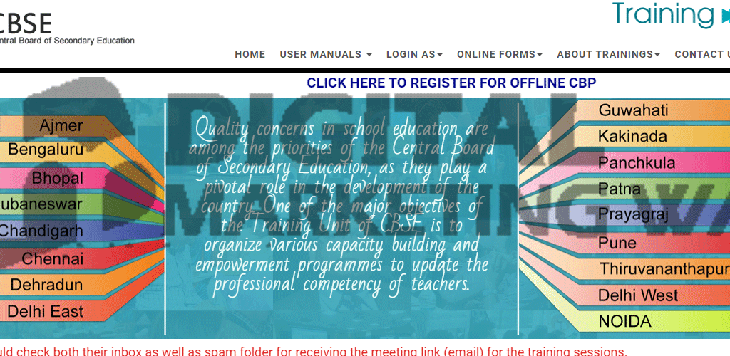 CBSE Training Portal Projects CBSE Training Portal Projects