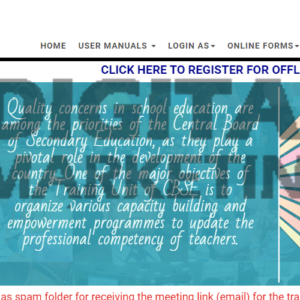 CBSE Training Portal Projects